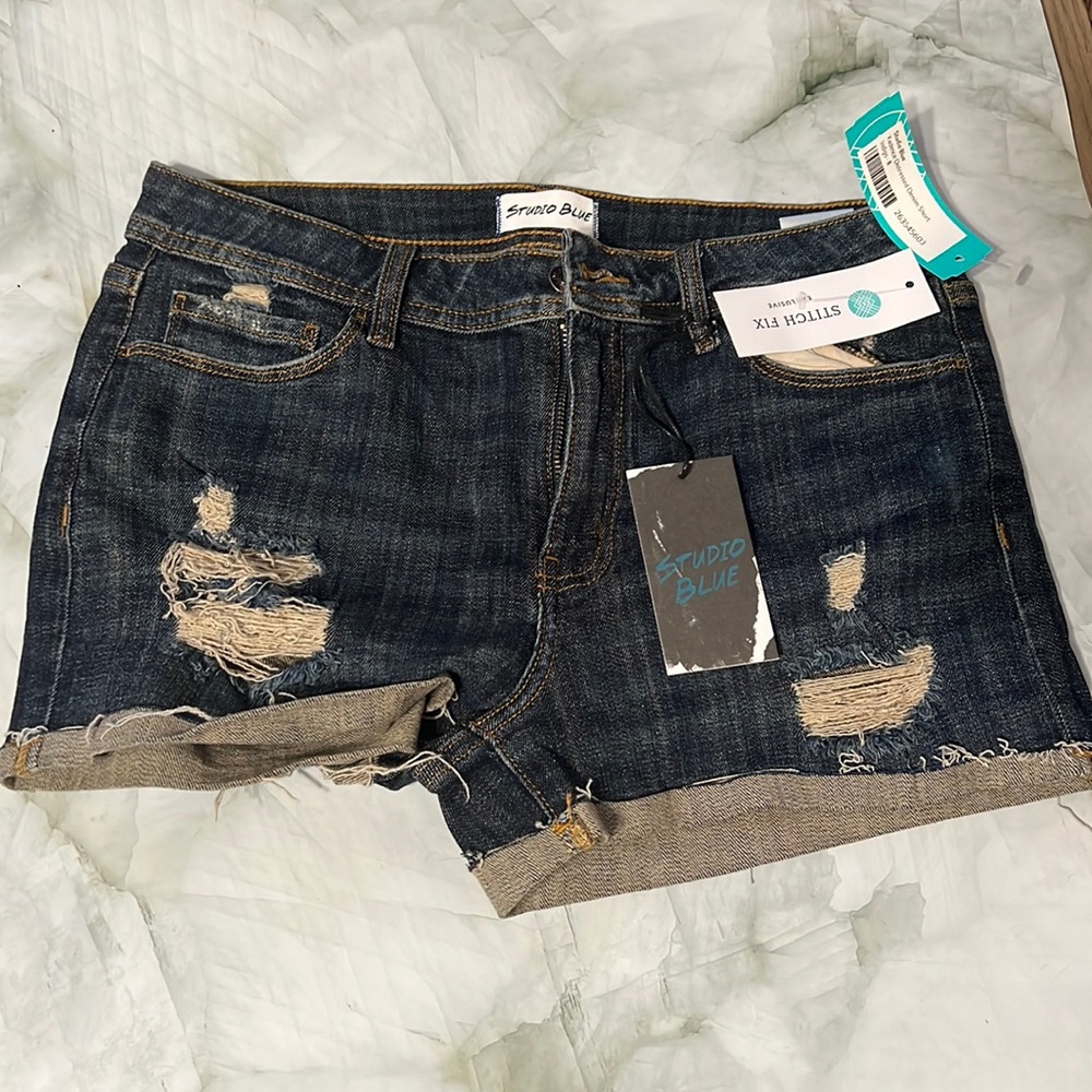 NWT Studio Blue Jean Shorts